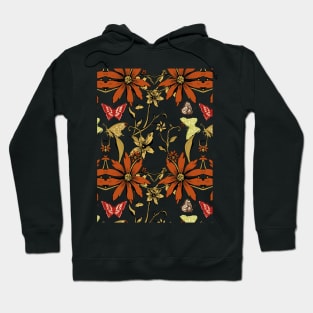 Retro Vintage 2 Butterfly Hoodie